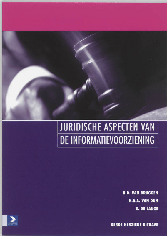 Omslag van Juridische aspecten van de informatievoorziening