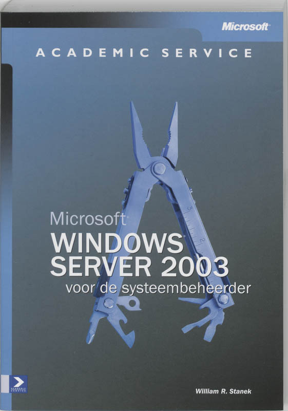 Omslag van Microsoft Windows Server 2003 voor de systeembeheerder
