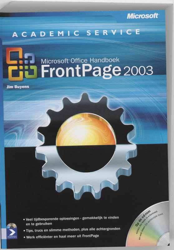 Omslag van Microsoft Office Handboek Frontpage 2003