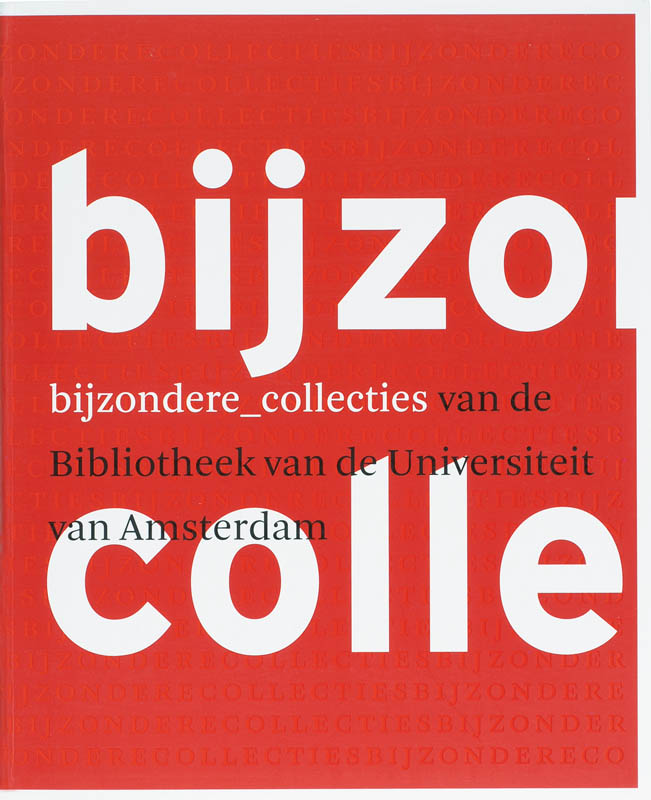 Omslag van Bijzondere collecties
