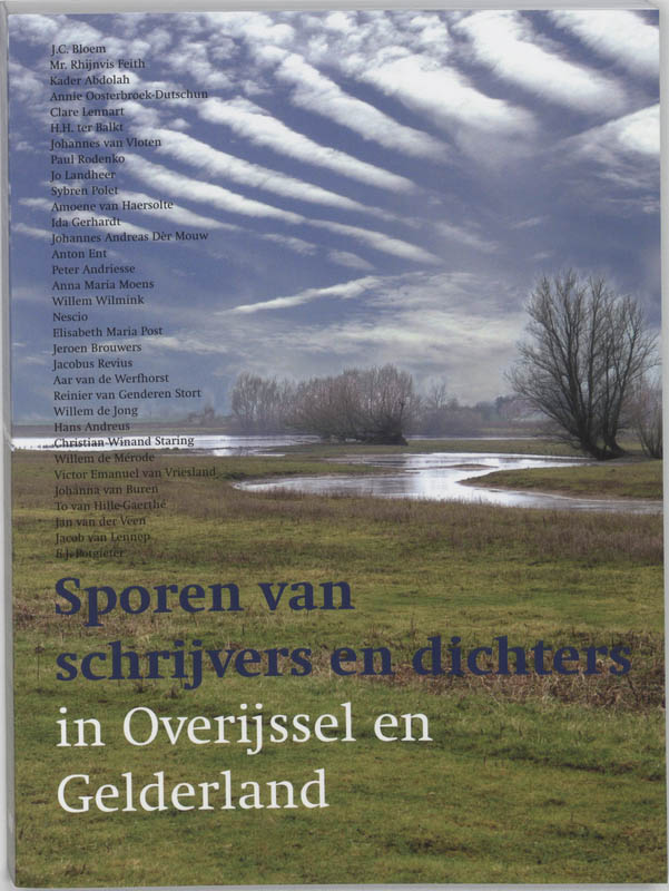 Omslag van Sporen van schrijvers en dichters in Overijssel en Gelderland