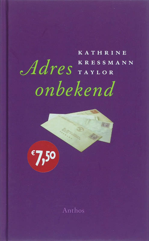 Omslag van Adres onbekend