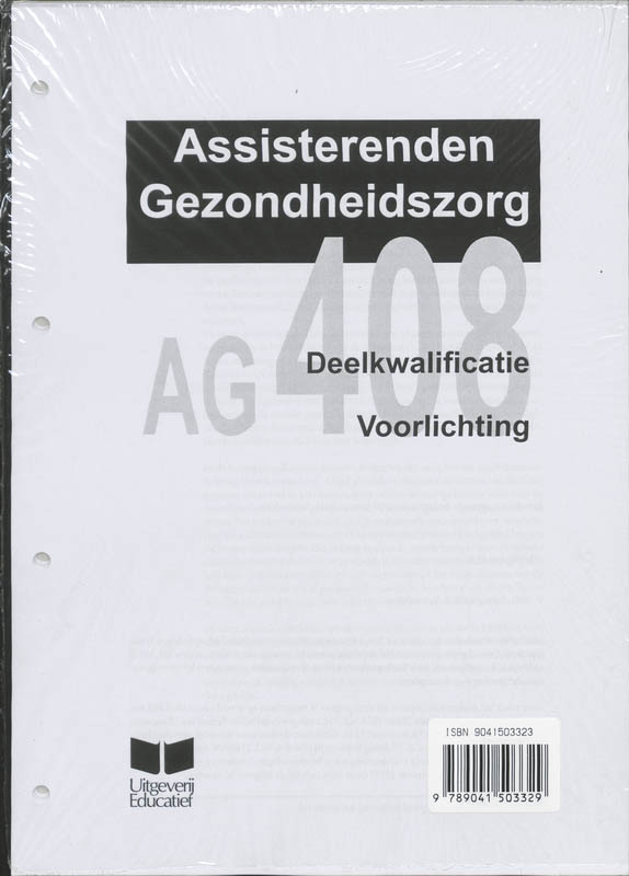 Omslag van ag 408 Voorlichting