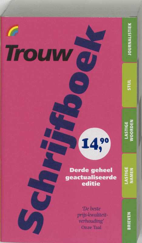 Omslag van Trouw Schrijfboek