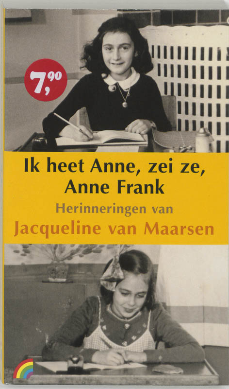 Omslag van Ik heet Anne, zei ze, Anne Frank
