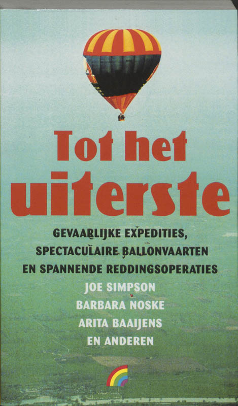 Omslag van Tot het uiterste