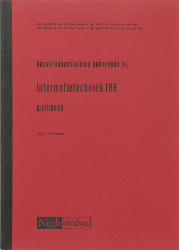 Omslag van Docentenhandleiding behorende bij werkboek