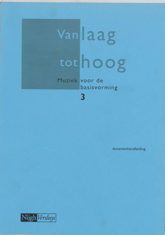 Omslag van Docentenhandleiding