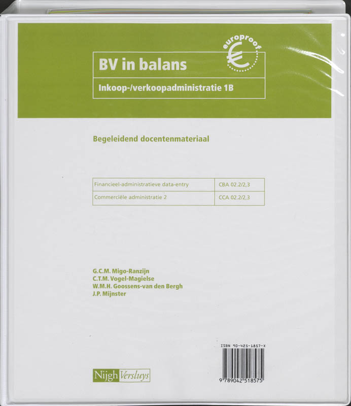 Omslag van Docentenmateriaal