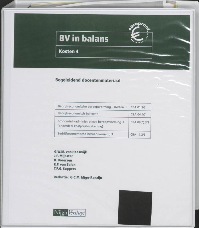 Omslag van Docentenmateriaal