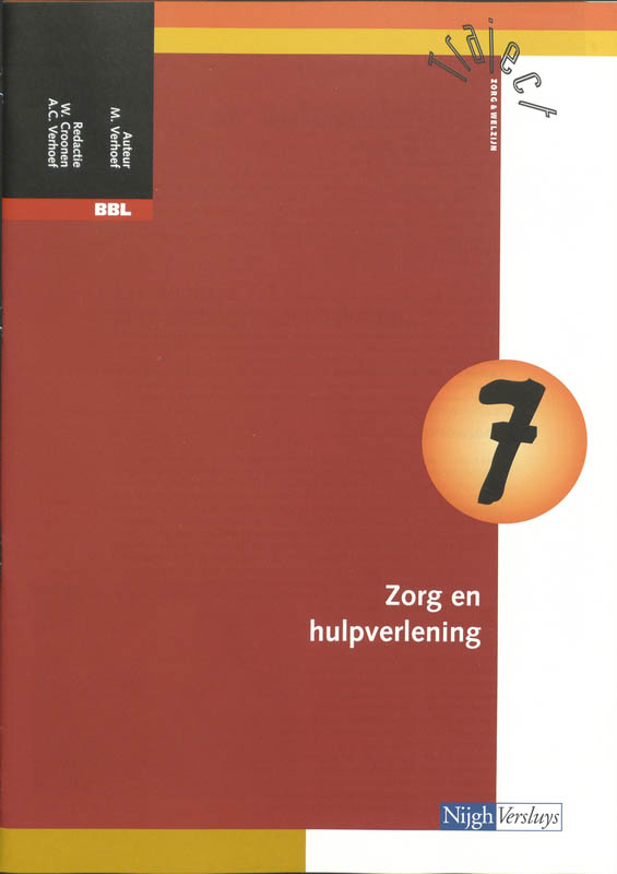 Omslag van Katern 7 zorg en hulpverlening