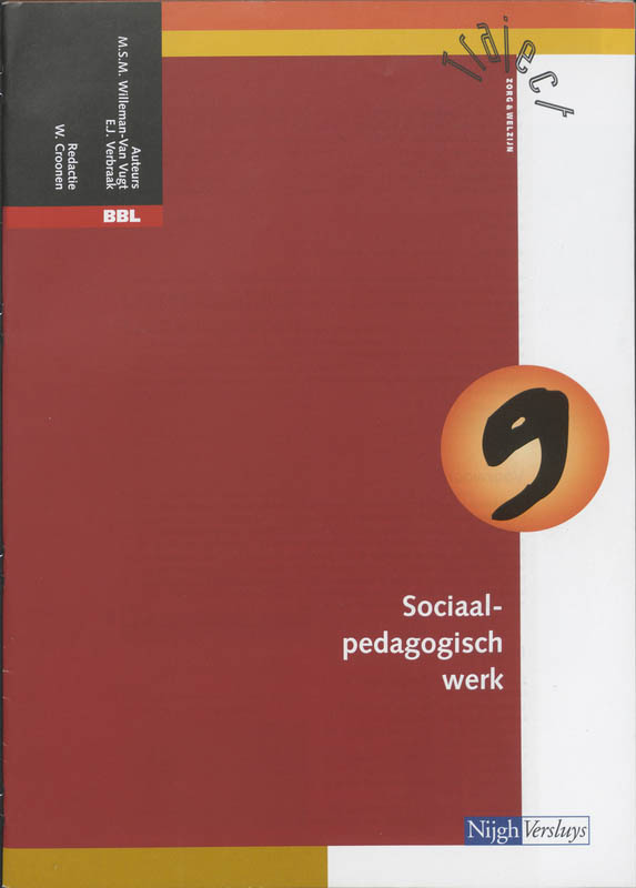 Omslag van Katern 9 sociaal-pedagogisch werk