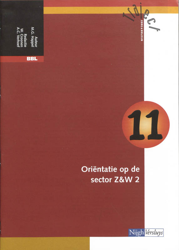 Omslag van Katern 11 orientatie op de sector Z&W 2