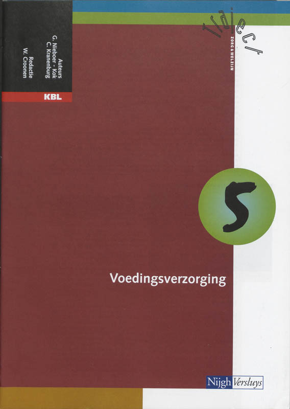 Omslag van Katern 5 voedingsverzorging