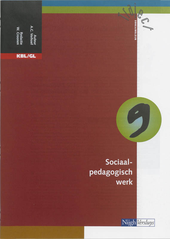 Omslag van Katern 9 sociaal-pedagogisch werk