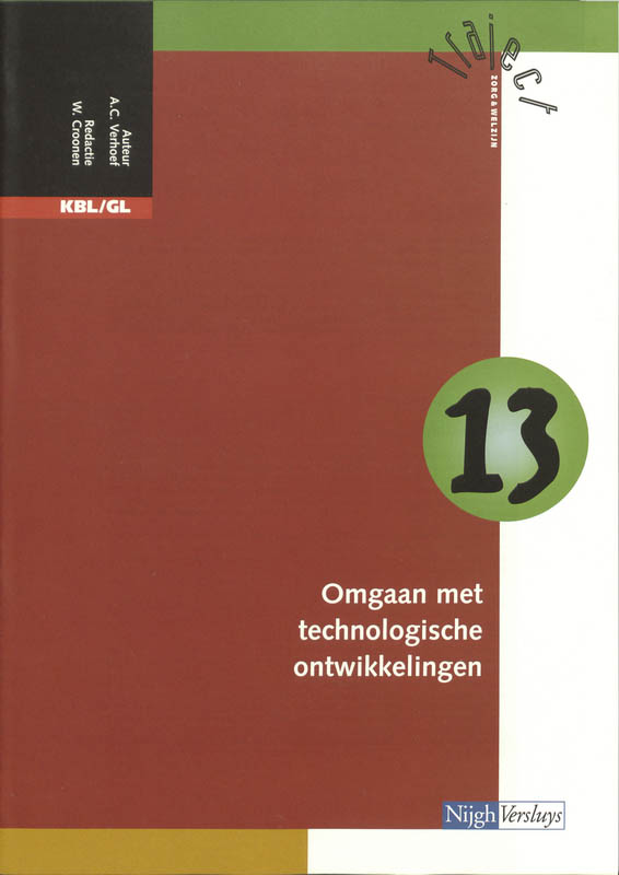 Omslag van Katern 13 omgaan met technologische ontwikkelingen