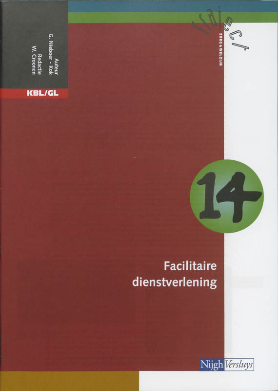Omslag van Katern 14 facilitaire dienstverlening