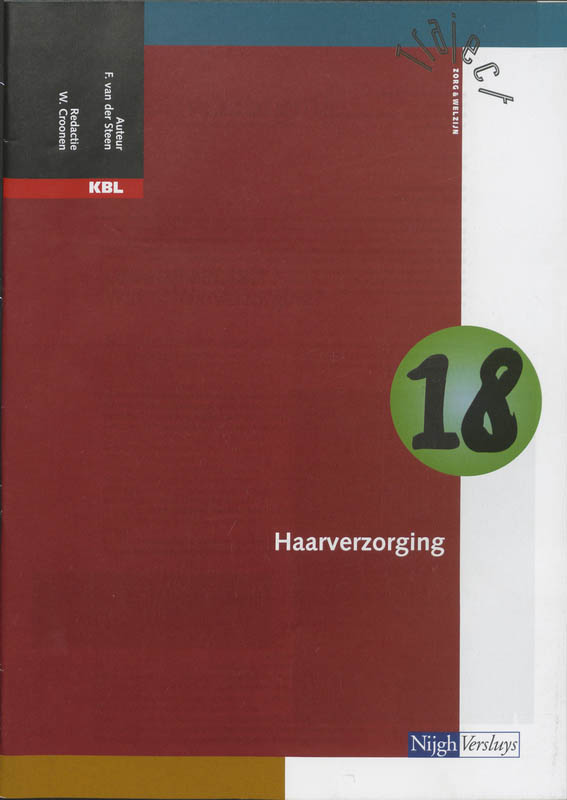 Omslag van Katern 18 haarverzorging