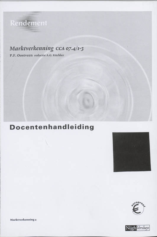Omslag van Docentenhandleiding