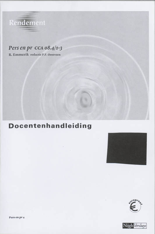 Omslag van Docentenhandleiding