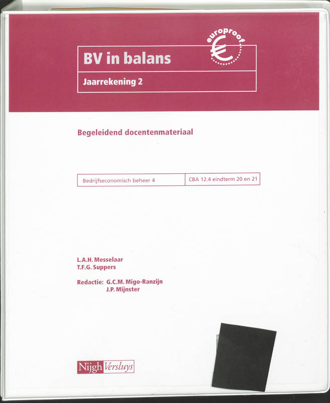 Omslag van Begeleidend docentenmateriaal