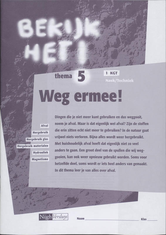 Omslag van Werkboek