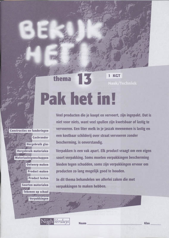 Omslag van Werkboek