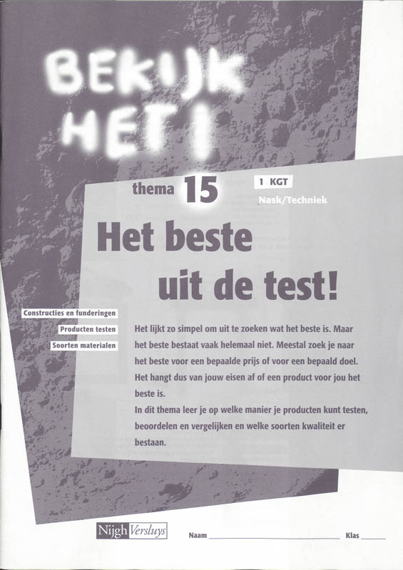 Omslag van Werkboek