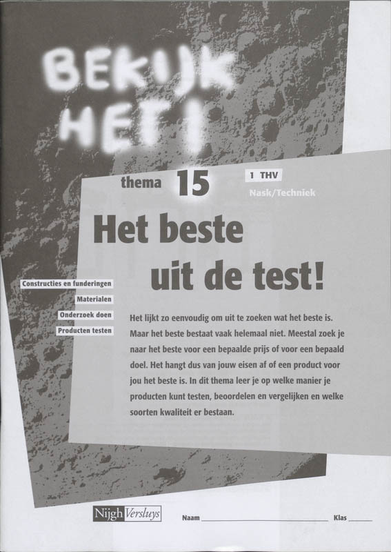 Omslag van Werkboek