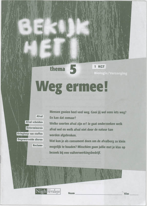 Omslag van Werkboek