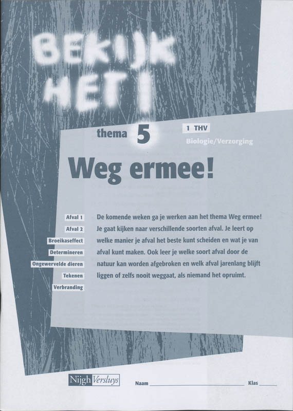 Omslag van Werkboek