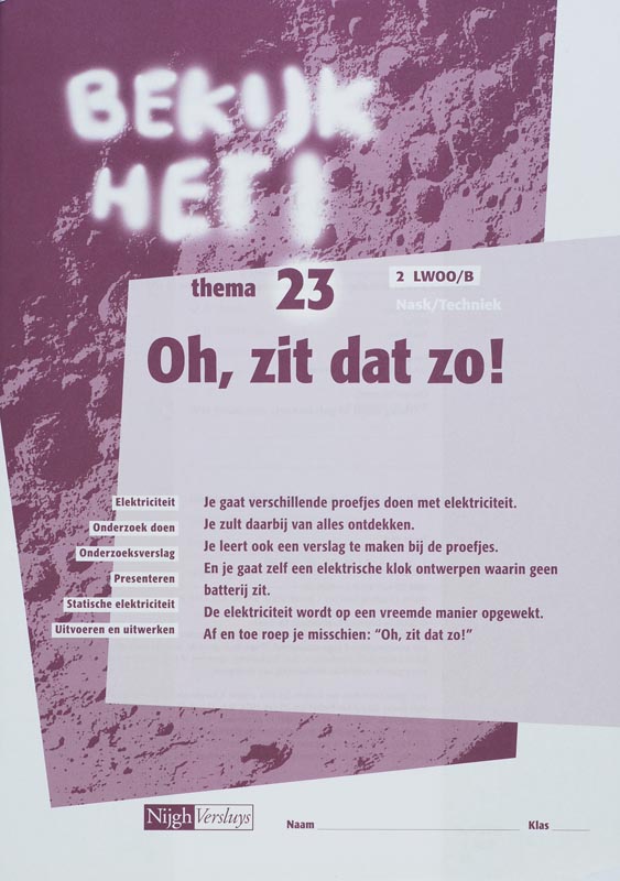 Omslag van Werkboek 23