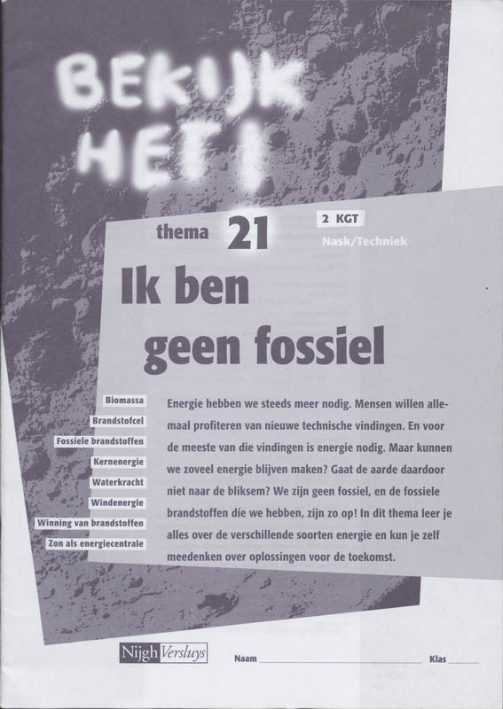 Omslag van Werkboek 21