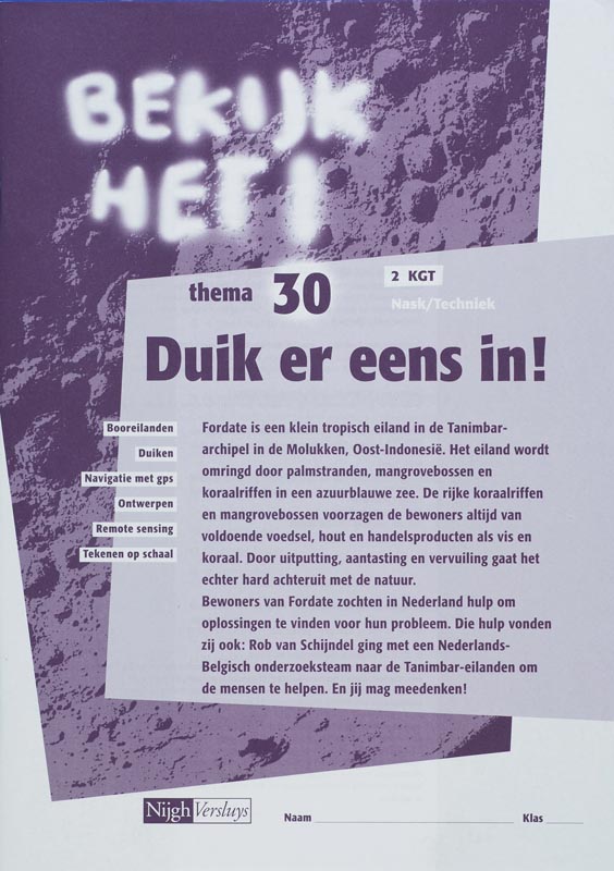 Omslag van Werkboek 30