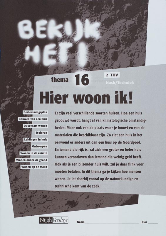 Omslag van Werkboek 16