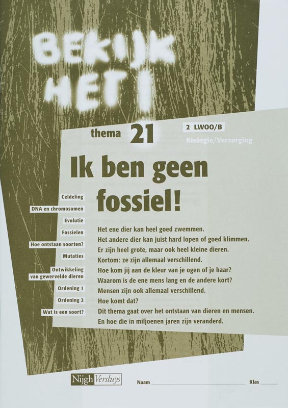Omslag van Werkboek 21