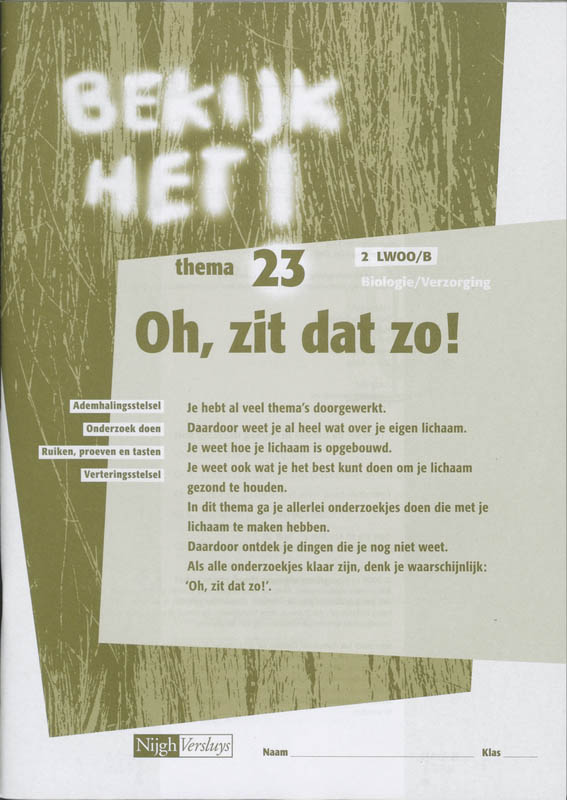 Omslag van Werkboek 23