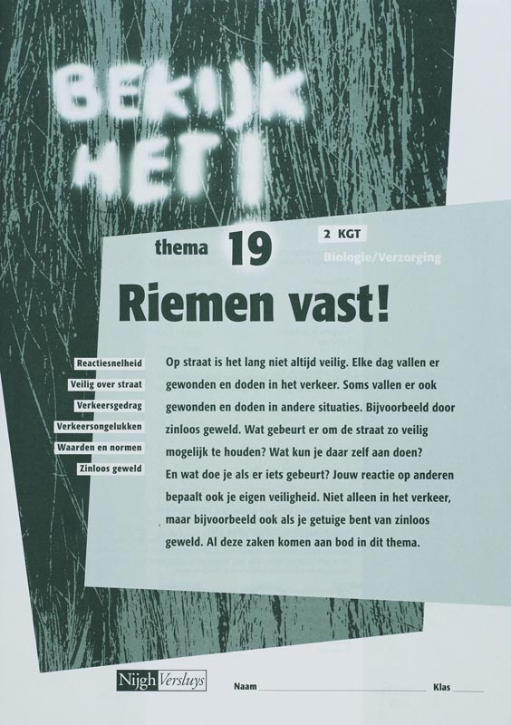 Omslag van Werkboek 19
