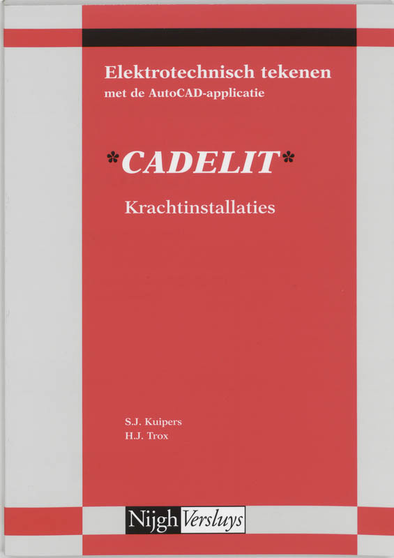 Omslag van Elektrotechnisch tekenen met de AutoCAD-applicatie Cadelit
