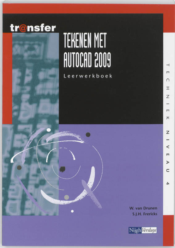 Omslag van tr@nsfer, Tekenen met autoCAD 2009