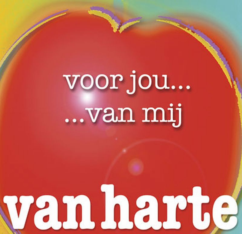 Omslag van Van harte