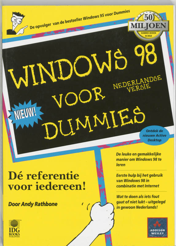 Omslag van Windows 98 voor Dummies