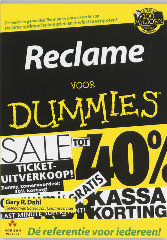 Omslag van Reclame voor Dummies