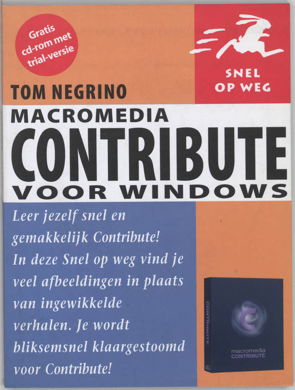 Omslag van Macromedia Contribute voor Windows