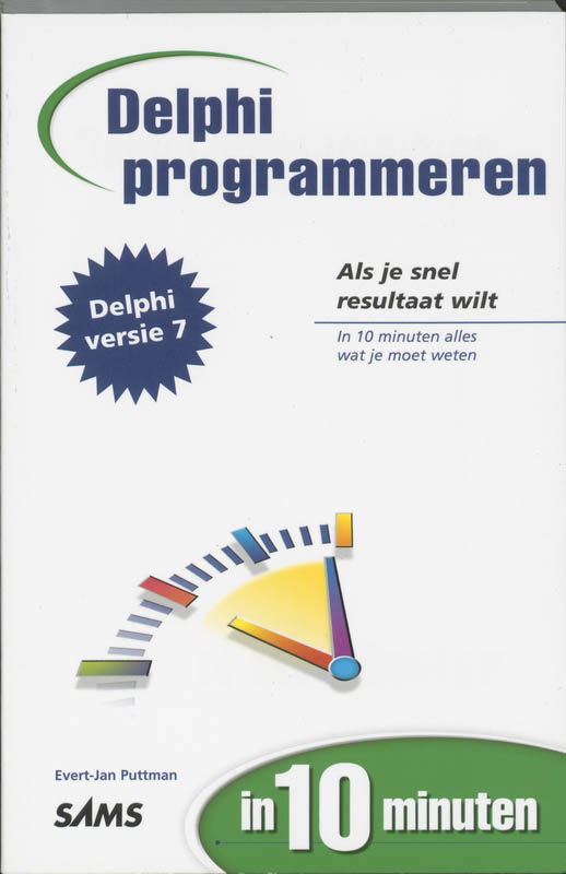 Omslag van Delphi programmeren in 10 minuten