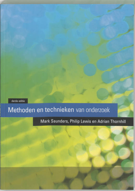 Omslag van Methoden en technieken van onderzoek