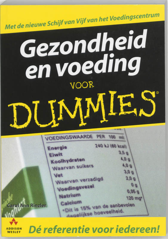 Omslag van Gezondheid en voeding voor Dummies