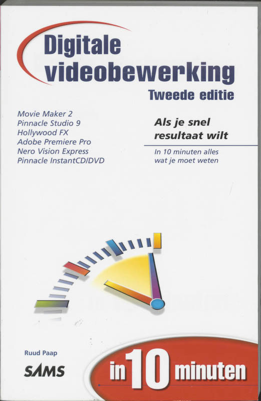 Omslag van Digitale videobewerking in 10 minuten