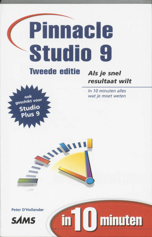 Omslag van Pinnacle Studio 9 in 10 minuten