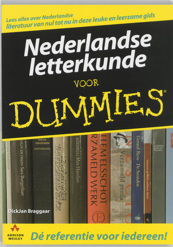 Omslag van Nederlandse letterkunde voor Dummies